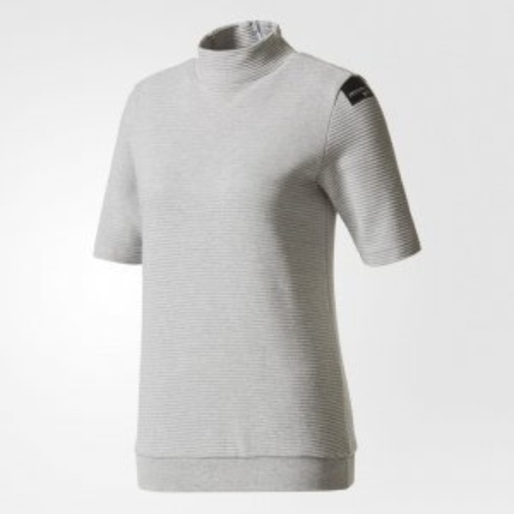 adidas high collar tee